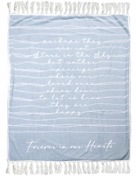 Forever In Our Hearts - 50" x 60" Inspirational Plush Blanket