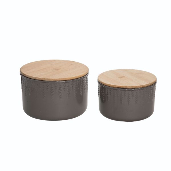 Stoneware Storage Containers, Small