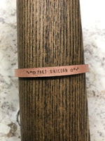 Rose Gold "Part Unicorn" Bracelet