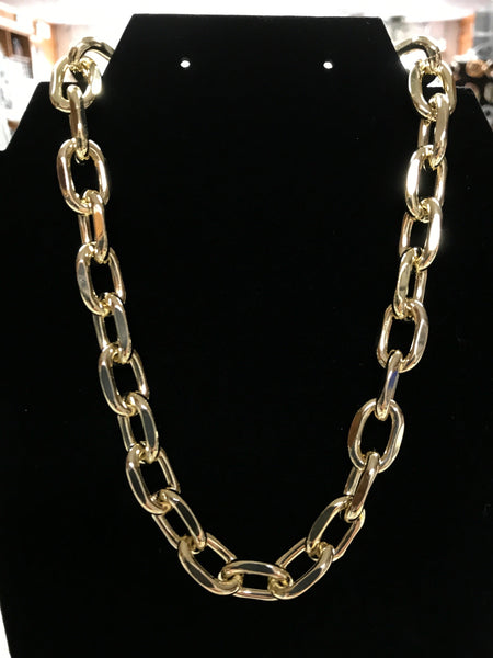 Gold Chain Chunky Necklace