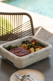 Premium Set - Pan Frame w/Lid & Hot or Cold Gel Pack -Marble