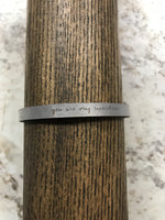 Silver "you are my sunshine" Bracelet