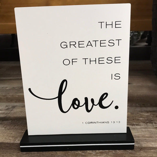 Black and white metal inspiration sign love