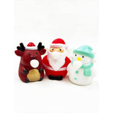 Blow Bubble Cute Christmas Character Squishy: MIX COLOR / ONE(12)