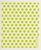 Dots and Dots Green Swedish Cloth