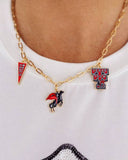 College Vault Texas Tech Charm Necklace