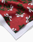 Christmas Berry Bow Tea Towel