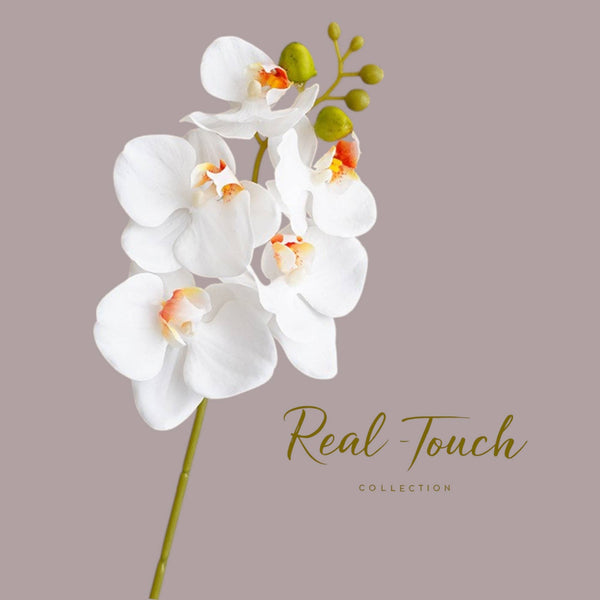 17.5" Real Touch Orchid – High-End Moisturized Coating: White
