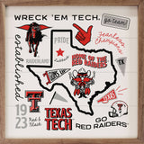 Collage Texas Tech University: 8 x 8 x 1.5