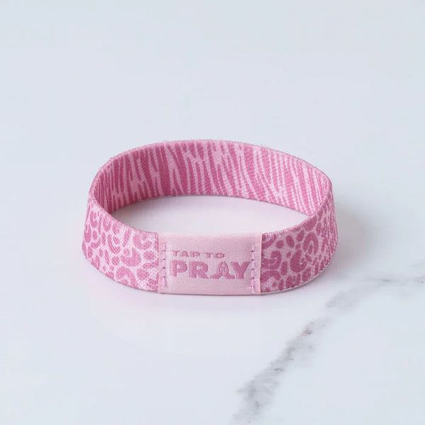 Tap To Pray™ Wristbands - Safari Rose SMALL