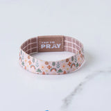 Tap To Pray™ Wristbands - Prairie & Plaid MEDIUM
