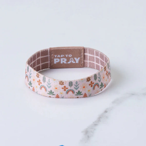 Tap To Pray™ Wristbands - Prairie & Plaid MEDIUM