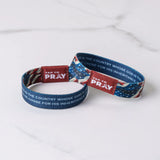 Tap To Pray® Wristband – Patriot LARGE