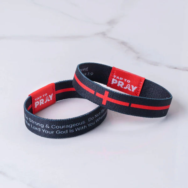 Tap To Pray™ Wristbands - First Responders Firefighters MEDIUM