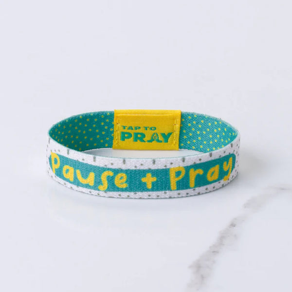 Tap To Pray™ - Kingfolk Series Wristband - Pause + Pray SMALL