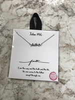 Faith Necklace Silver