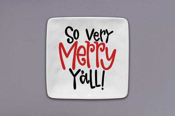So Very Merry 6 in Plate