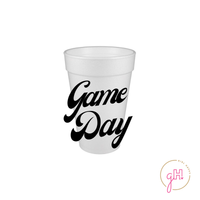 Game Day (black) Styrofoam Cup