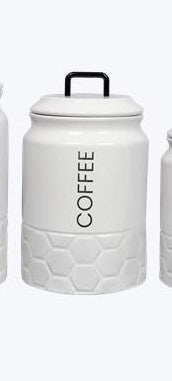Ceramic Modern Country Canister Coffee