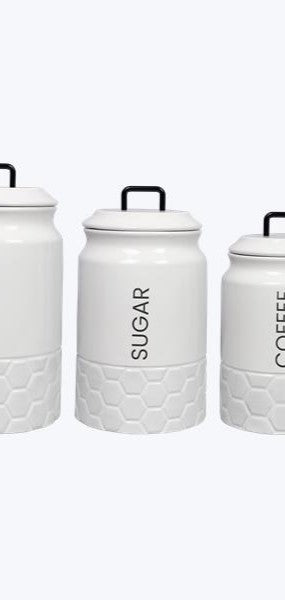 Ceramic Modern Country Canister Sugar