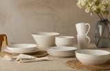 Linen Cream Large Rectangular Baker 16in x 10.25in x 3in