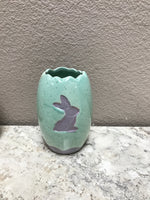 Green Easter Egg Vase