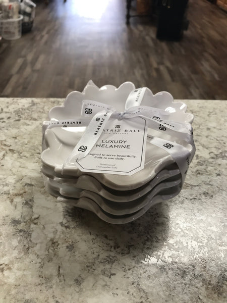 Colette Appetizer Plates S/4 – Lou Dee's Floral and Gifts