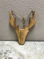 Wood Reindeer Ornament