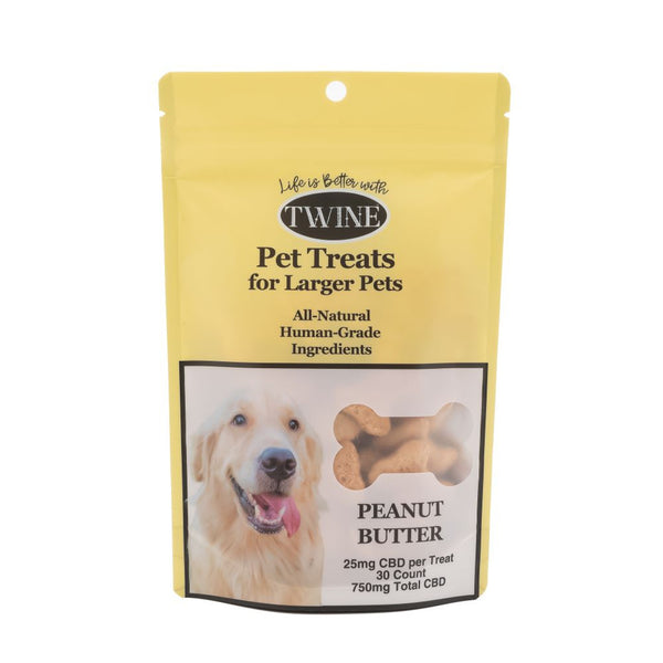 750mg Pet CBD Treats Peanut Butter Flavor for Dogs or Cats