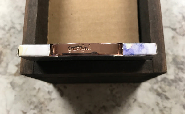 Rose Gold "Grateful" Bracelet