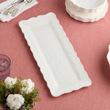 Isabella Cream Rectangular Platter 19" x 8"