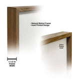 Santa with Green Tractor: 10x8