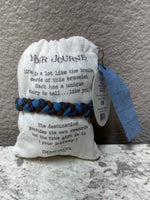 Blue Braided Bracelet - Your Journey