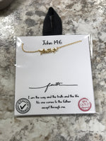 Faith Necklace Gold