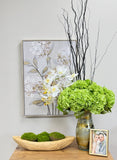 12.5"Real Touch lifelike Hydrangea-6”bloom: Royal Blue