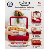 Premium Set - Pan Frame w/ Lid & Gel Pack - Charcoal