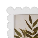 Resin Scallop Edge Decorative Photo Frame - White, 8x10 in.