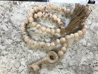 Clay Garland With Pompon and Key