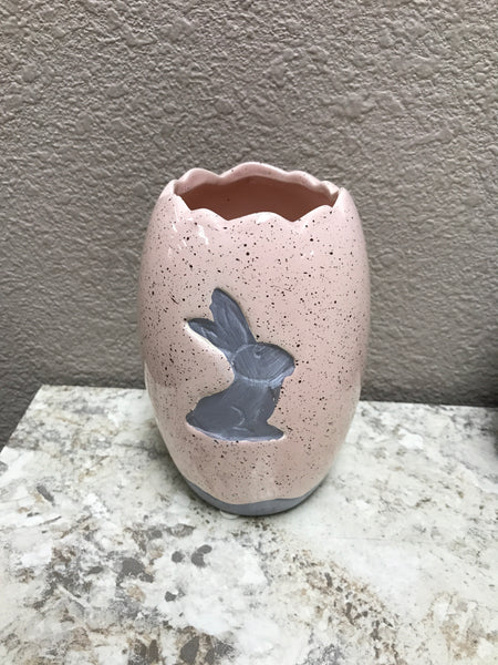 Pink Easter Egg Vase