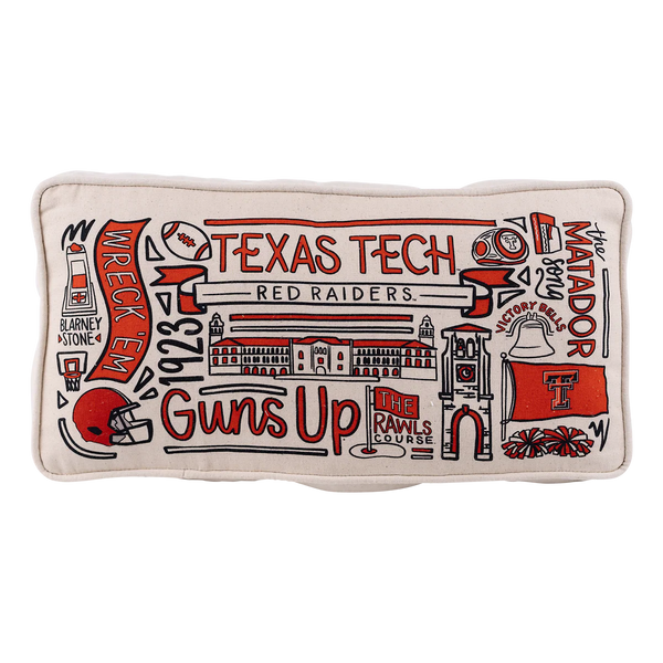 Texas Tech Collage Pillow
