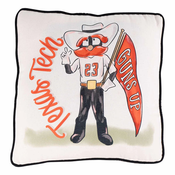 Texas Tech Mascot Pillow