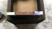 Rose Gold "she leaves a little sparkle wherever she goes" Bracelet