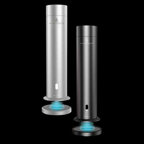 Wireless Cylinder Luxury Diffuser: Silver