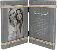 Forever Friend - 5.5" x 7.5" Hinged Sentiment Frame (Holds 4" x 6" Photo)