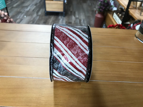 Red, Black, and Tan Ribbon