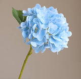 12.5"Real Touch lifelike Hydrangea-6”bloom: Royal Blue