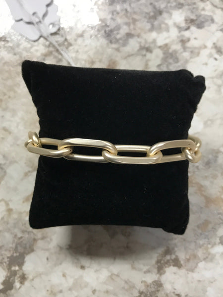 Matte Gold Chain Bracelet
