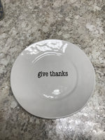 Dinner Plate (give thanks)