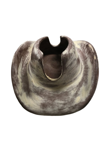 Brown Clay Hat Napkin Holder