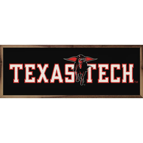 Horizontal Logo Bold Logo Texas Tech University: 12 x 4 x 1.5